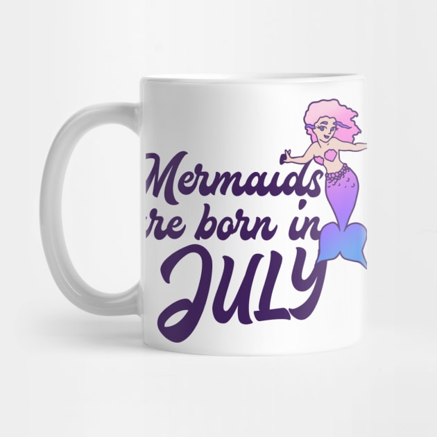 Mermaids are born in July by bubbsnugg